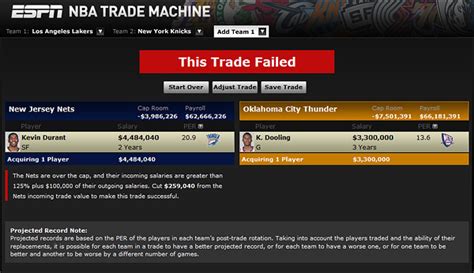 espn trade machine